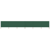 NNEVL 6-panel Wind Screen Fabric 800x80 cm Green