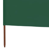 NNEVL 6-panel Wind Screen Fabric 800x80 cm Green
