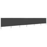 NNEVL 6-panel Wind Screen Fabric 800x80 cm Grey