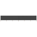 NNEVL 6-panel Wind Screen Fabric 800x80 cm Grey