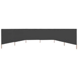 NNEVL 6-panel Wind Screen Fabric 800x80 cm Grey
