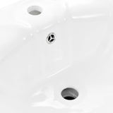 NNEVL Freestanding Basin with Pedestal Ceramic White 580x510x200 mm