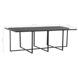 NNEVL 9 Piece Outdoor Dining Set with Cushions Poly Rattan Black