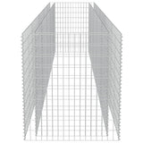 NNEVL Gabion Raised Bed Galvanised Steel 450x90x100 cm