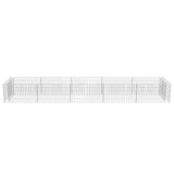 NNEVL Gabion Raised Bed Galvanised Steel 450x90x50 cm