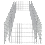 NNEVL Gabion Raised Bed Galvanised Steel 450x90x50 cm