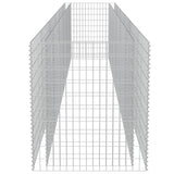 NNEVL Gabion Raised Bed Galvanised Steel 540x90x100 cm