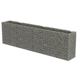 NNEVL Gabion Raised Bed Galvanised Steel 360x50x100 cm