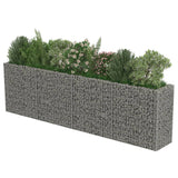 NNEVL Gabion Raised Bed Galvanised Steel 360x50x100 cm