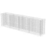 NNEVL Gabion Raised Bed Galvanised Steel 360x50x100 cm