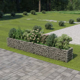 NNEVL Gabion Raised Bed Galvanised Steel 360x50x50 cm
