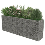 NNEVL Gabion Raised Bed Galvanised Steel 270x50x100 cm