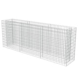 NNEVL Gabion Raised Bed Galvanised Steel 270x50x100 cm