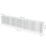 NNEVL Gabion Raised Bed Galvanised Steel 540x50x100 cm