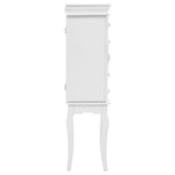 NNEVL Free Standing Jewelery Cabinet White