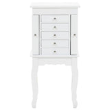 NNEVL Free Standing Jewelery Cabinet White