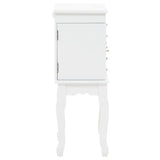NNEVL Free Standing Jewelery Cabinet White