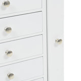 NNEVL Free Standing Jewelery Cabinet White