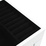 NNEVL Free Standing Jewelery Cabinet White