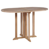 NNEVL Folding Butterfly Garden Table 120x70x75 cm Solid Teak Wood
