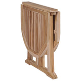NNEVL Folding Butterfly Garden Table 120x70x75 cm Solid Teak Wood