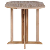 NNEVL Folding Butterfly Garden Table 120x70x75 cm Solid Teak Wood