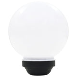 NNEVL Outdoor Solar Lamps 4 pcs LED Spherical 15 cm RGB
