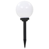 NNEVL Outdoor Solar Lamps 3 pcs LED Spherical 20 cm RGB