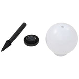 NNEVL Outdoor Solar Lamps 3 pcs LED Spherical 20 cm RGB