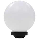 NNEVL Outdoor Solar Lamps 3 pcs LED Spherical 20 cm RGB