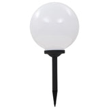 NNEVL Outdoor Solar Lamps 2 pcs LED Spherical 30 cm RGB
