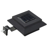 NNEVL Outdoor Solar Lamps 6 pcs LED Square 12 cm Black