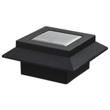 NNEVL Outdoor Solar Lamps 6 pcs LED Square 12 cm Black