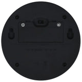 NNEVL Outdoor Solar Wall Lamps LED 12 pcs Round Black