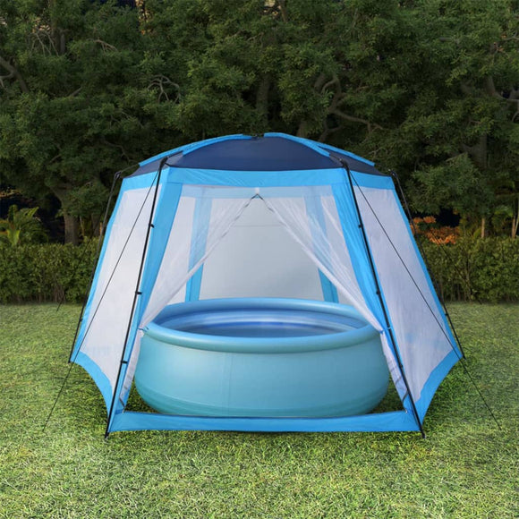 NNEVL Pool Tent Fabric 590x520x250 cm Blue