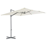 NNEVL Cantilever Umbrella with Steel Pole 250x250 cm Sand