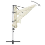 NNEVL Cantilever Umbrella with Steel Pole Sand 300 cm