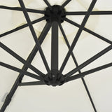NNEVL Cantilever Umbrella with Steel Pole Sand 300 cm