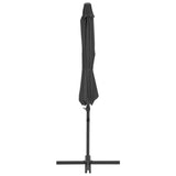 NNEVL Cantilever Umbrella with Steel Pole Anthracite 300 cm