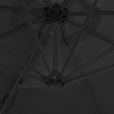 NNEVL Cantilever Umbrella with Steel Pole Anthracite 300 cm