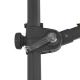 NNEVL Cantilever Umbrella with Steel Pole Taupe 300 cm