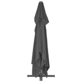 NNEVL Cantilever Umbrella with Aluminium Pole 400x300 cm Anthracite