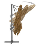 NNEVL Cantilever Umbrella with Aluminium Pole 300x300 cm Taupe