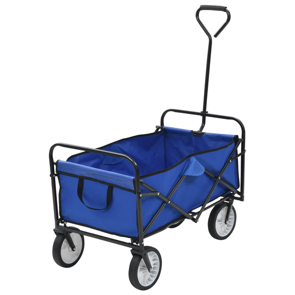 NNEVL Folding Hand Trolley Steel Blue