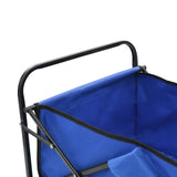 NNEVL Folding Hand Trolley Steel Blue