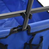 NNEVL Folding Hand Trolley Steel Blue