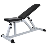 NNEVL Workout Bench with Barbell and Dumbbell Set 60.5 kg