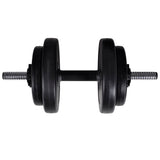 NNEVL Workout Bench with Barbell and Dumbbell Set 60.5 kg