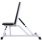 NNEVL Workout Bench with Barbell and Dumbbell Set 30.5 kg
