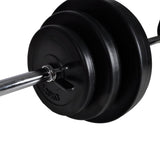 NNEVL Barbell Squat Rack with Barbell and Dumbbell Set 30.5 kg